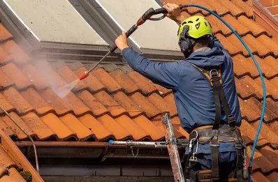 Démoussage et hydrofuge de toiture à Rans